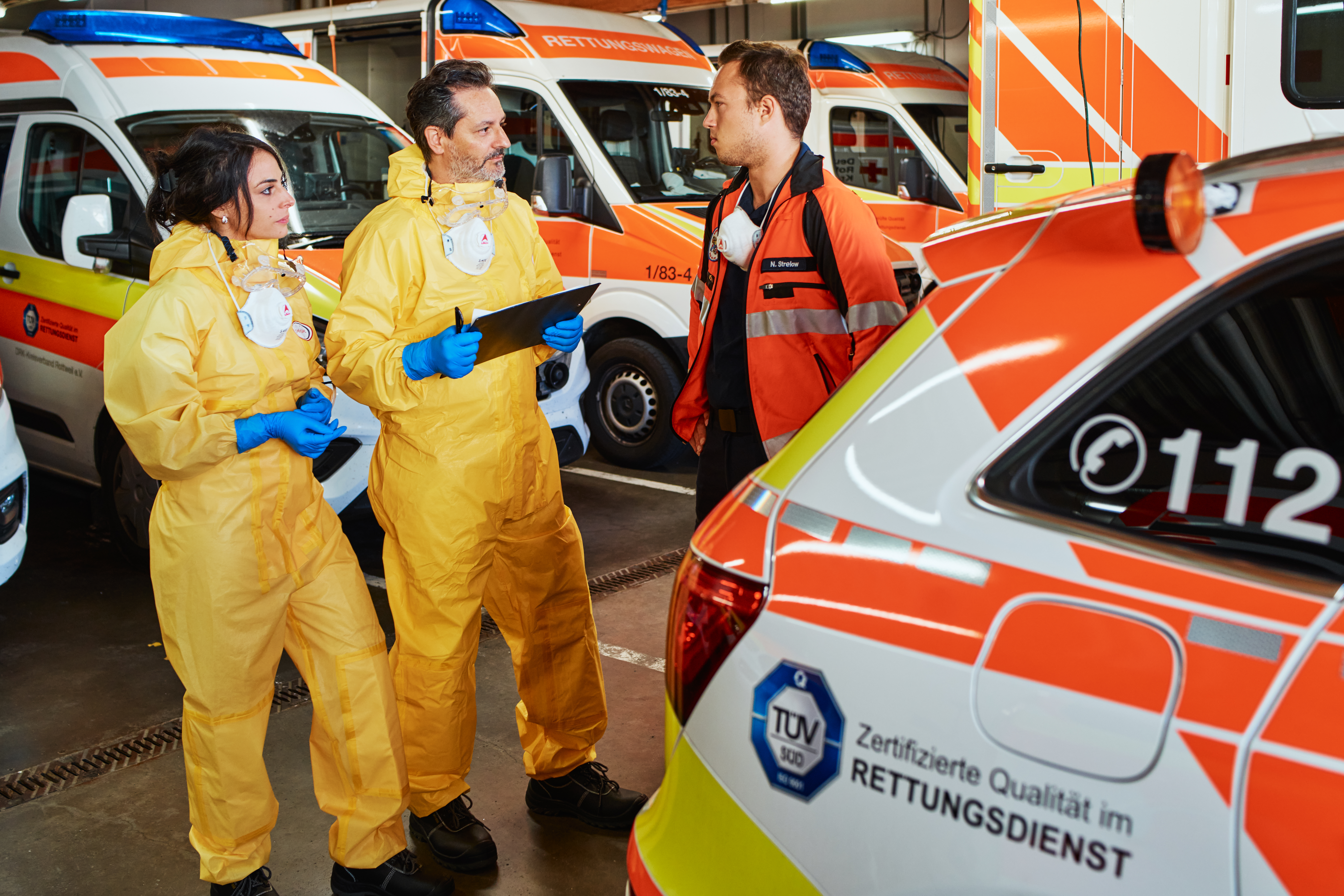 Infektionsschutz im Einsatz